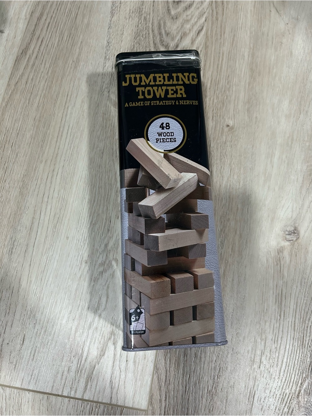 Wooden Block Game - Natural Brown